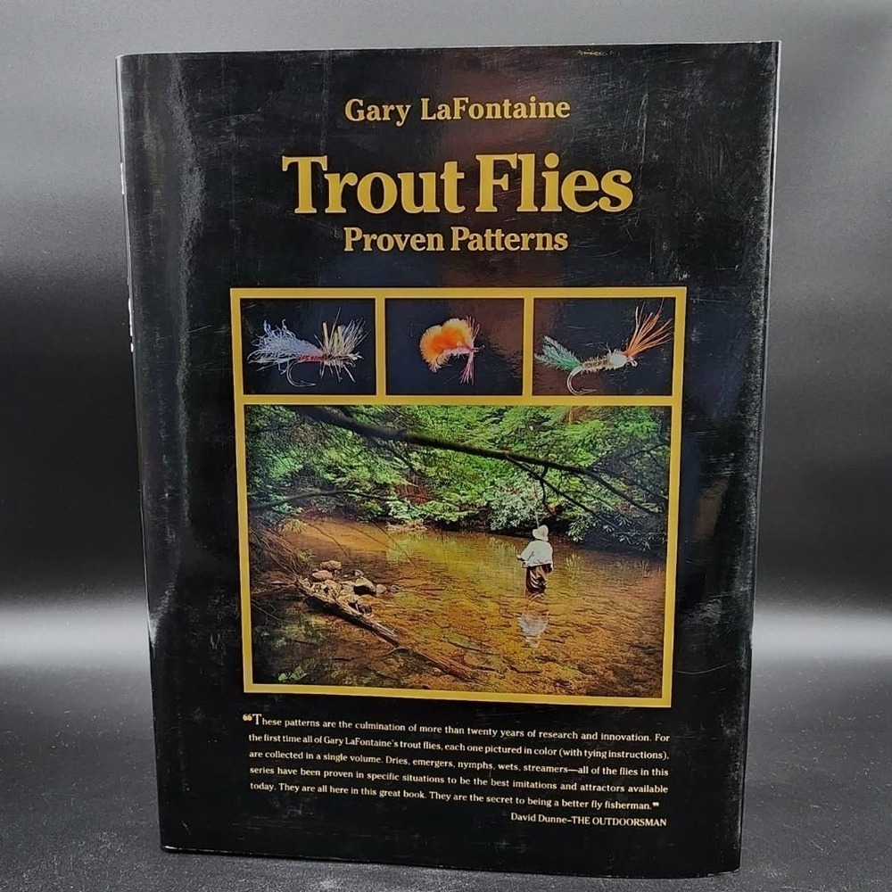 Trout Flies Proven Patterns Hardcover Book New Old Stock Gary LaFontaine 1993‎